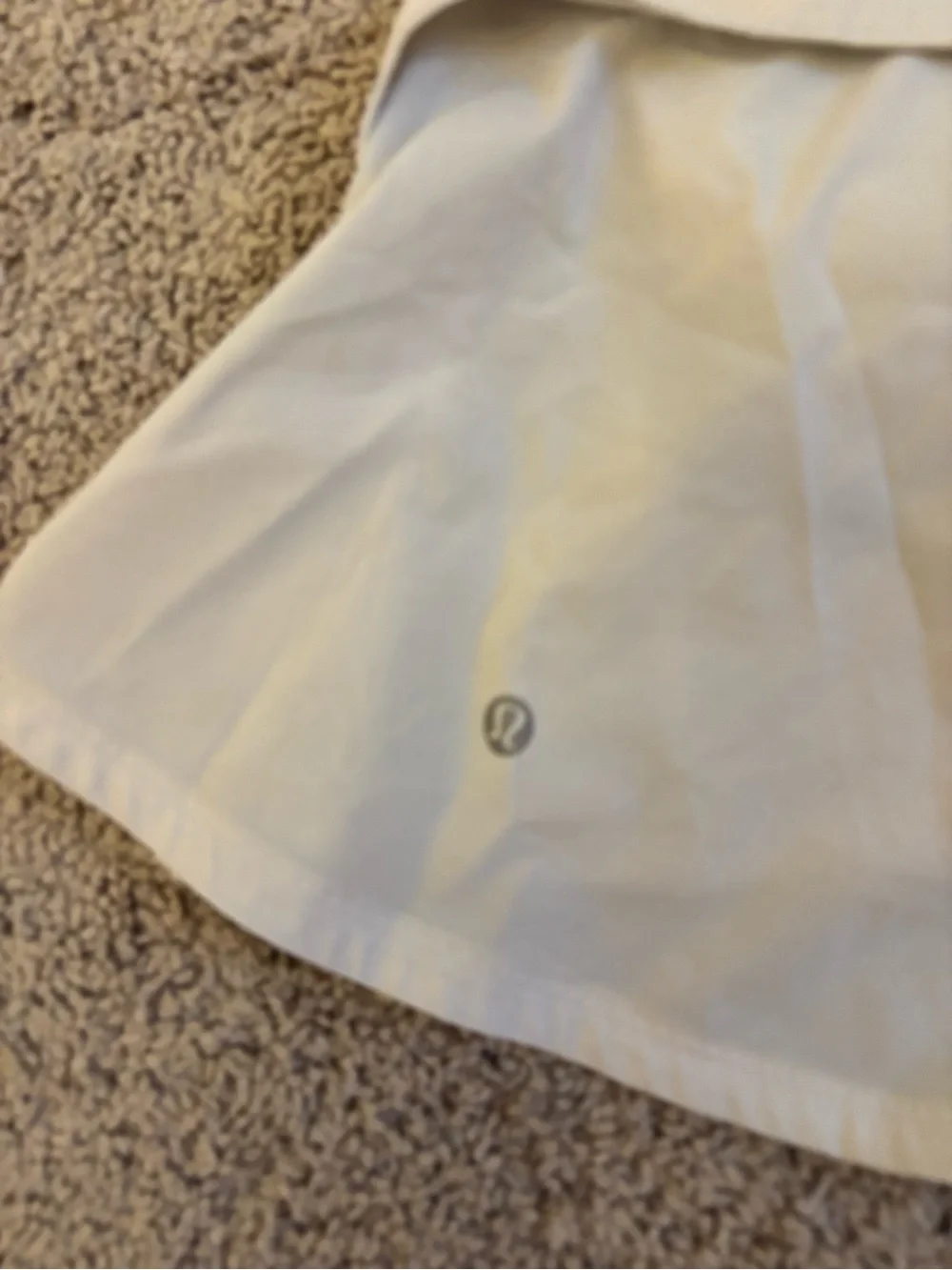 lululemon athletica white Active Skort with Hidden Shorts